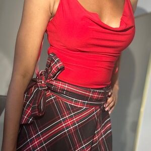 Plaid skirt